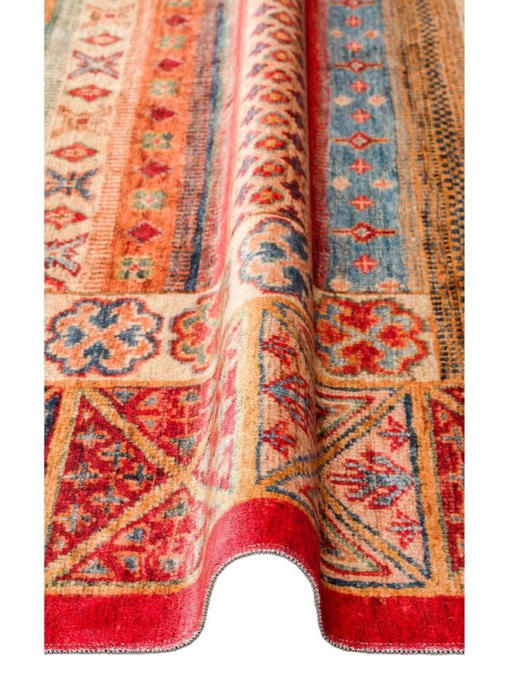 Luna Serisi Multi Renk Makinede Yıkanabilir Halı EH-0266