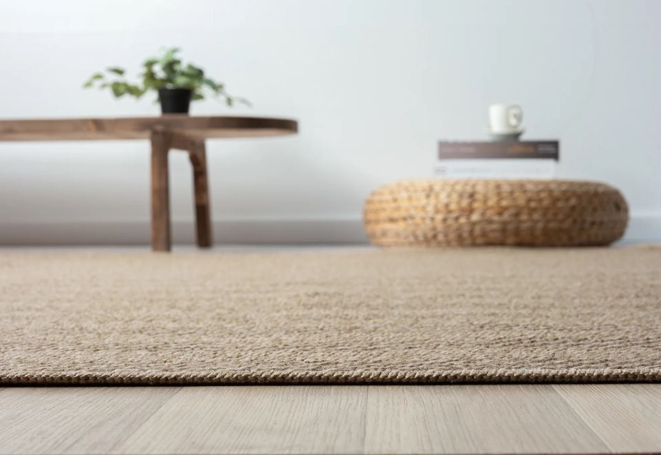 Avina Serisi Bej/Kahve Kolay Temizlenebilir Sisal Halı SH-22