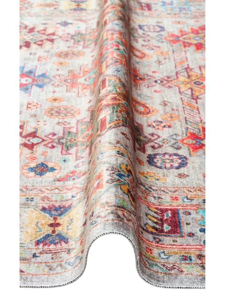 Luna Serisi Multi Renk Makinede Yıkanabilir Halı EH-0268