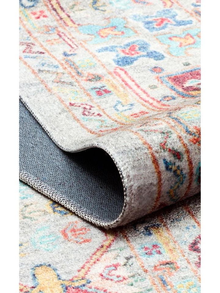 Luna Serisi Multi Renk Makinede Yıkanabilir Halı EH-0268