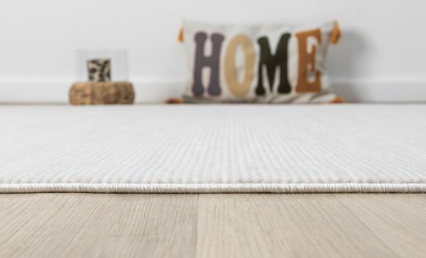 Verona Serisi Ekru Renk Akrilik Makine Halısı SH-5119E