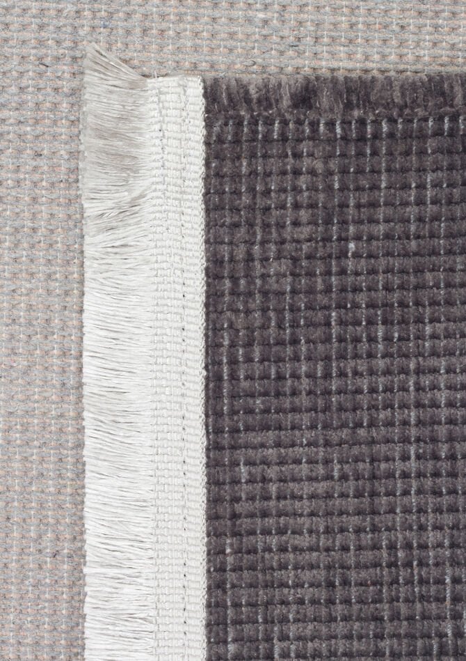 Mercan Serisi Antrasit Renk Makinede Yıkanabilir Kilim NX-3046