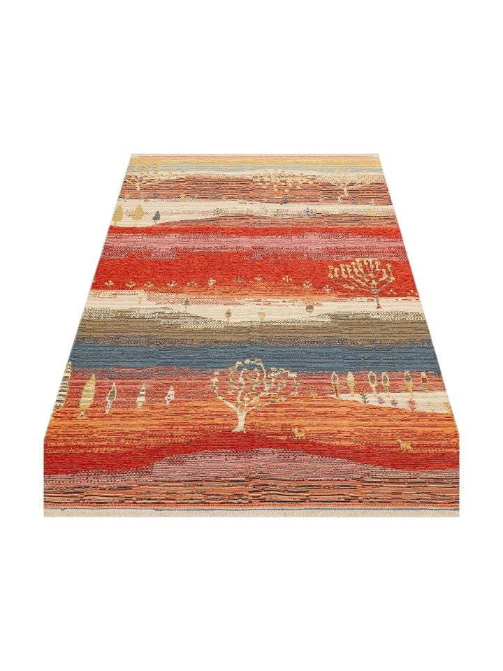 Eva Kilim Çift Taraflı Kullanıma Uygun Yıkanabilir Kilim EH-12