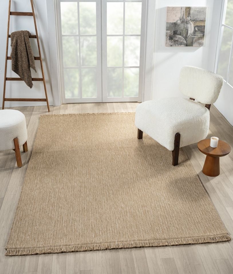Avina Serisi Bej Kolay Temizlenebilir Sisal Halı SH-23