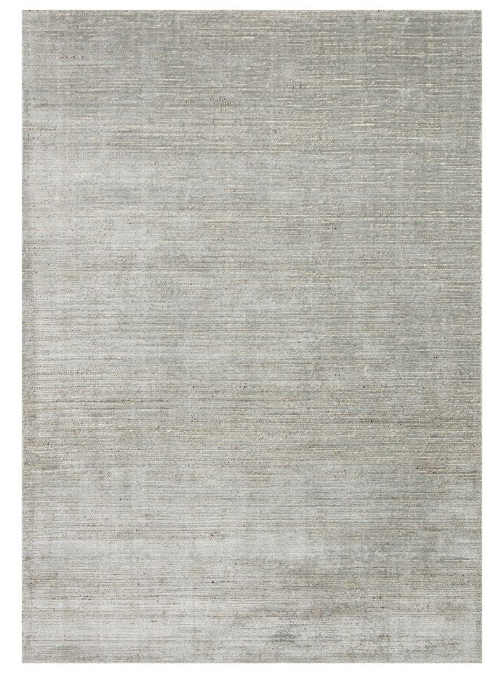 Aden Serisi Yün ve Viskonun Ahenkli Buluşması Ultra Ağır El Dokuma Gri Renk Halı NX-3700