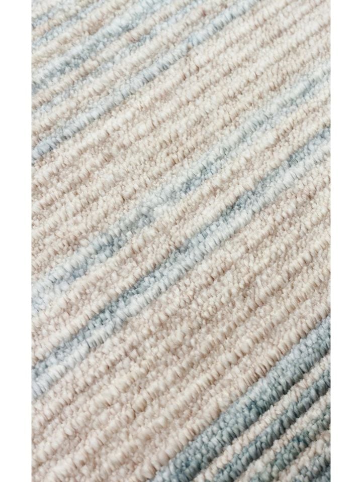 Silky Loom %100 Tencel El Dokuması Modern Kara Tezgah Halısı NX-665