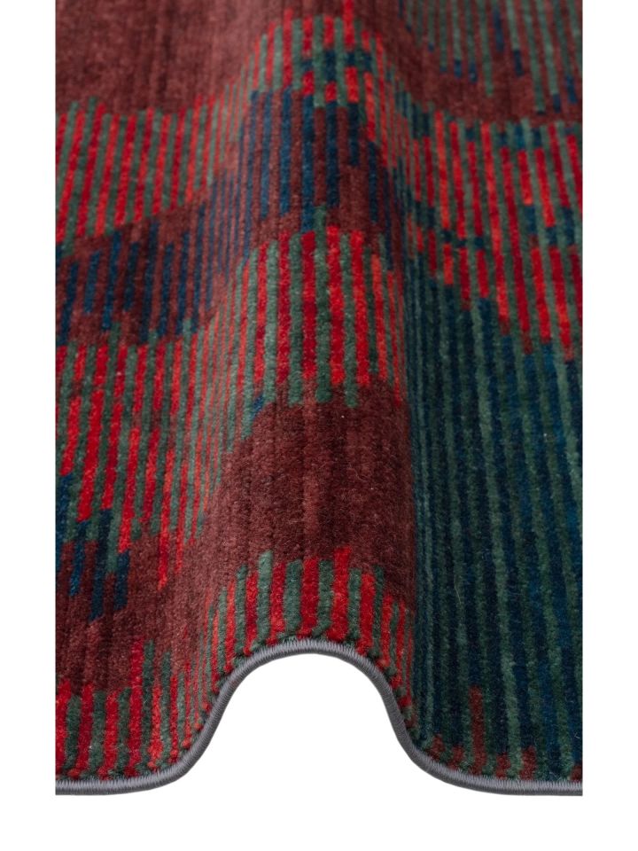 Silky Loom %100 Tencel El Dokuması Modern Kara Tezgah Halısı NX-666