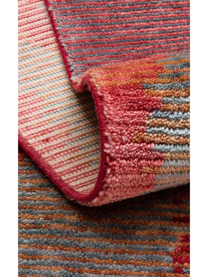 Silky Loom %100 Tencel El Dokuması Modern Kara Tezgah Halısı NX-667