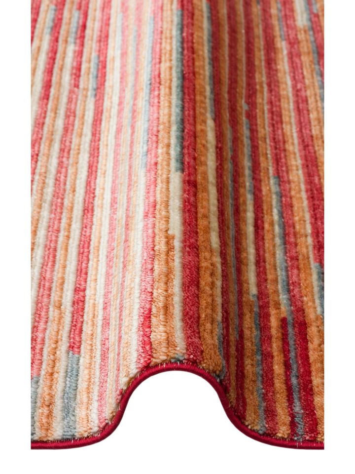 Silky Loom %100 Tencel El Dokuması Modern Kara Tezgah Halısı NX-668