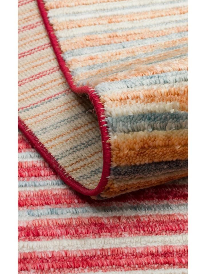 Silky Loom %100 Tencel El Dokuması Modern Kara Tezgah Halısı NX-668