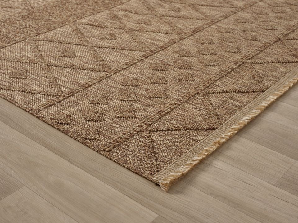 Avina Serisi Koyu Bej Kolay Temizlenebilir Sisal Halı SH-27
