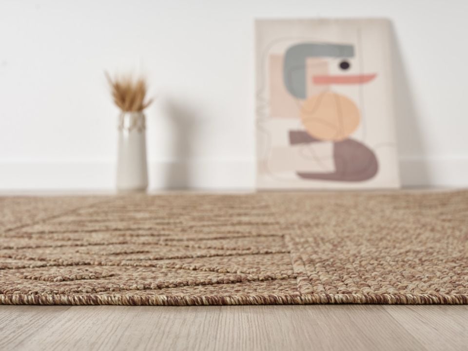 Avina Serisi Koyu Bej Kolay Temizlenebilir Sisal Halı SH-27