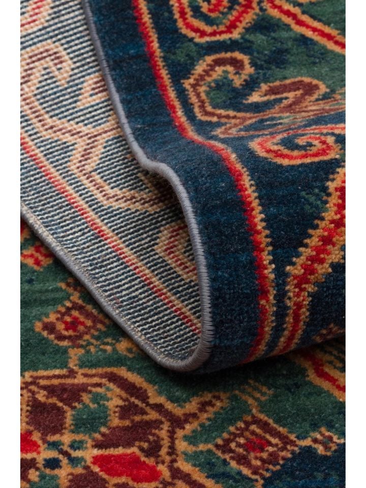 Mezopotamya Serisi Anadolu Motifli %100 Yeni Zelanda Yünü Kara Tezgah Halısı NX-674