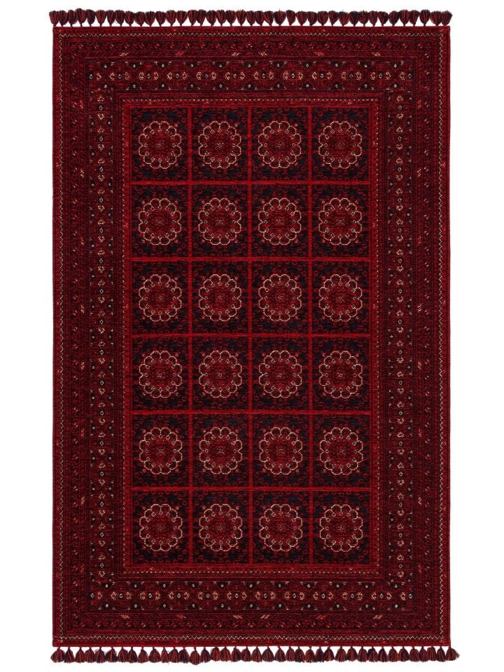 Nigar Serisi Kaymaz Tabanlı Yıkanabilir Dokuma Halı EH-6204