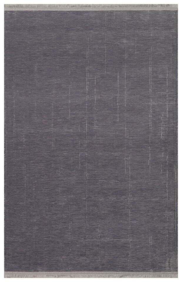 Mercan Serisi Antrasit Renk Makinede Yıkanabilir Kilim NX-3051