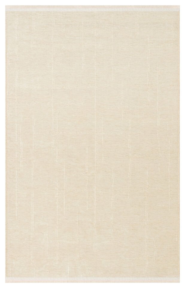 Mercan Serisi Bej Renk Makinede Yıkanabilir Kilim NX-3052