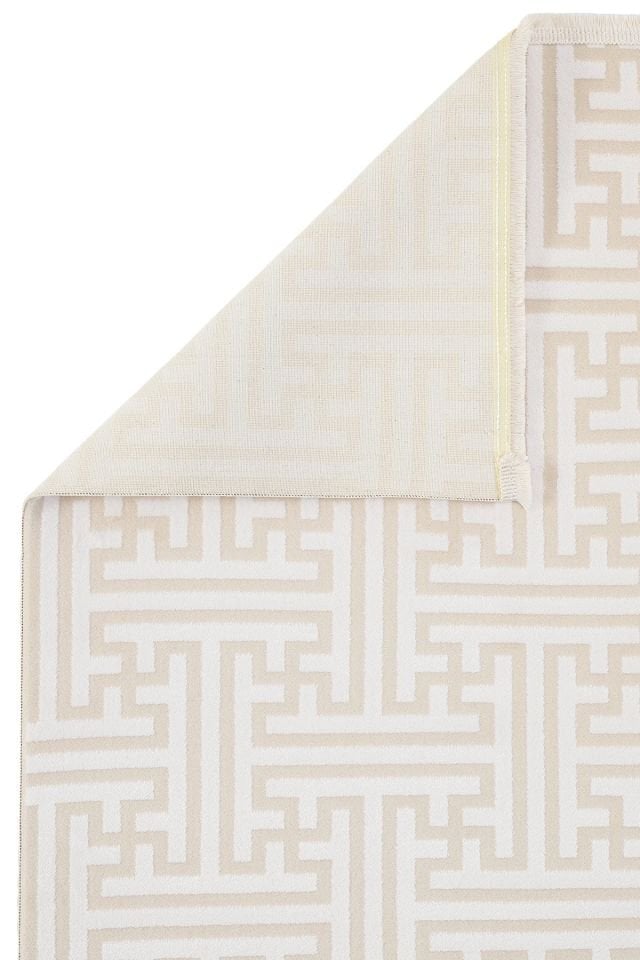 Monza Serisi Krem Renk Akrilik Halı LH-1128K