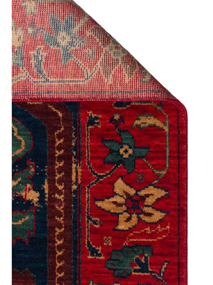 Mezopotamya Serisi Anadolu Motifli %100 Yeni Zelanda Yünü Kara Tezgah Halısı NX-677