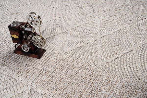 Avina Serisi Krem/Bej Kolay Temizlenebilir Sisal Halı SH-29