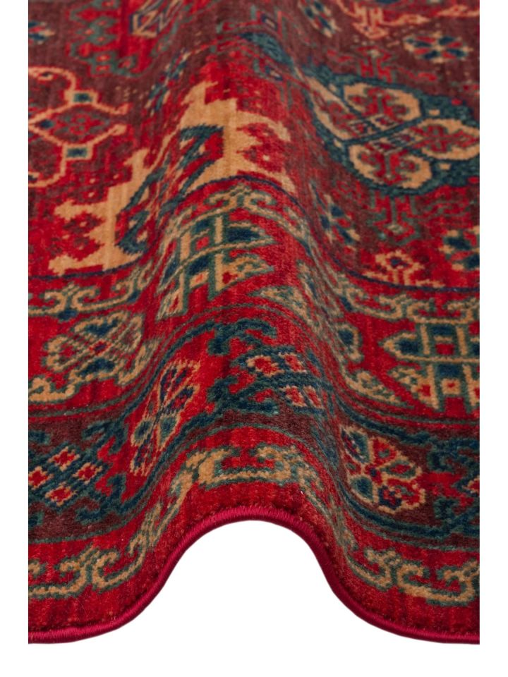 Mezopotamya Serisi Anadolu Motifli %100 Yeni Zelanda Yünü Kara Tezgah Halısı NX-678