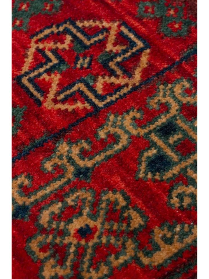 Mezopotamya Serisi Anadolu Motifli %100 Yeni Zelanda Yünü Kara Tezgah Halısı NX-678