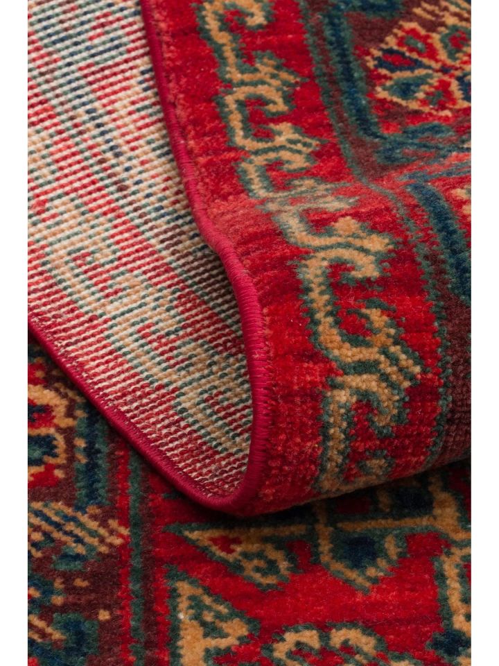 Mezopotamya Serisi Anadolu Motifli %100 Yeni Zelanda Yünü Kara Tezgah Halısı NX-678