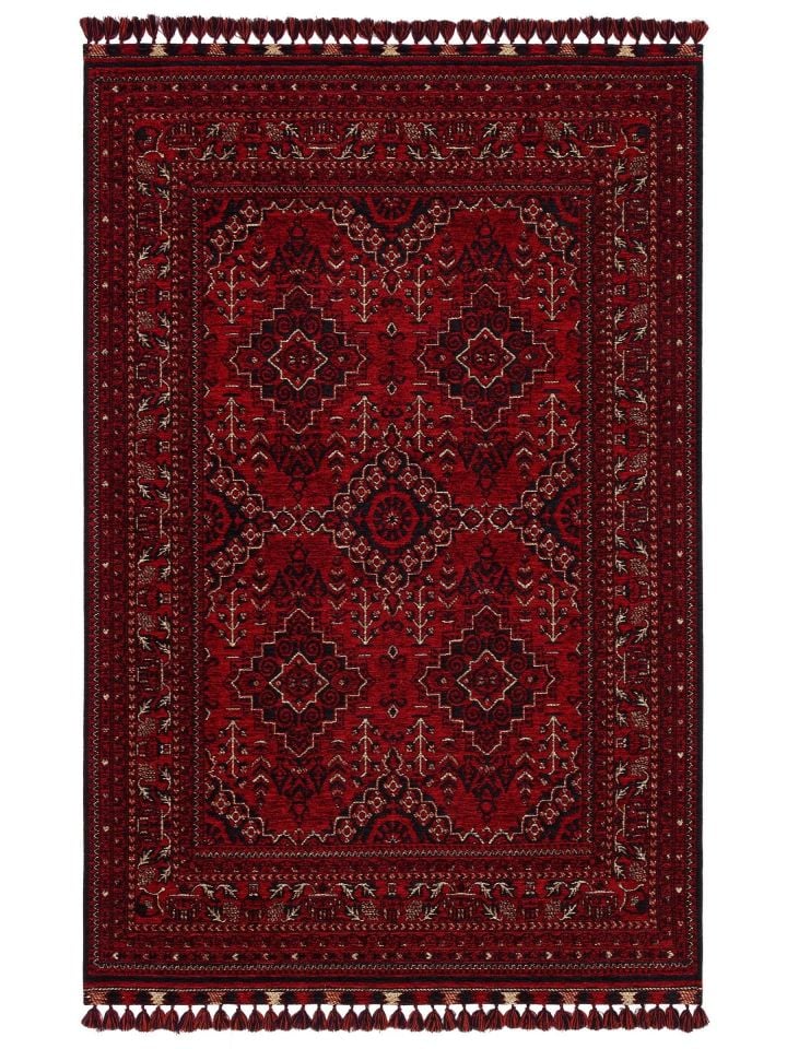 Nigar Serisi Kaymaz Tabanlı Yıkanabilir Dokuma Halı EH-6206