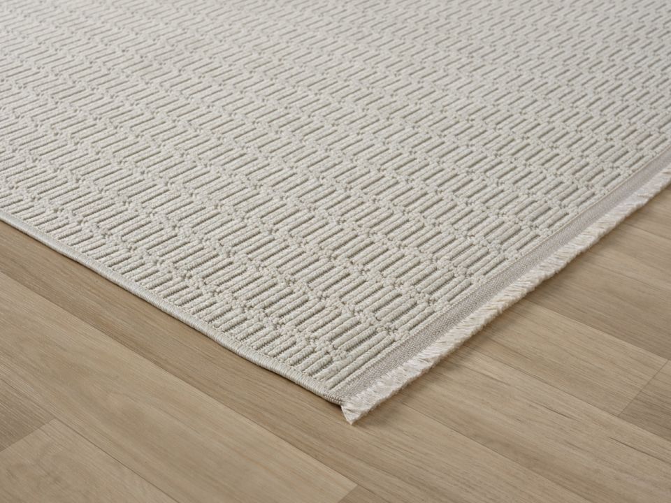 Avina Serisi Krem Kolay Temizlenebilir Sisal Halı SH-30