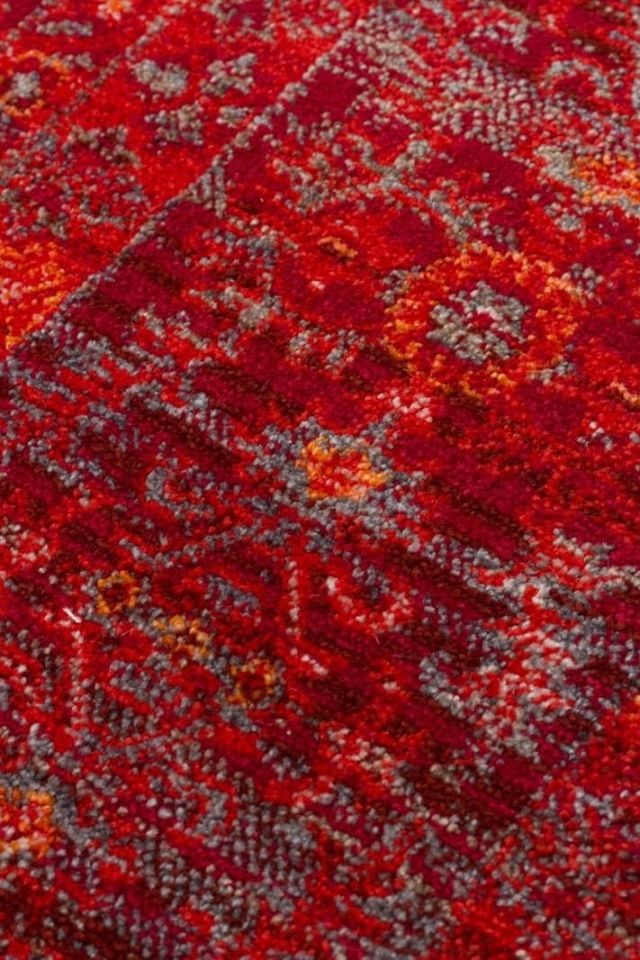 Luna Serisi Bordo Renk Makine Halısı EH-0272