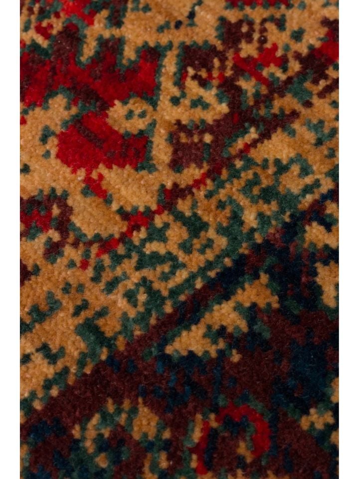 Mezopotamya Serisi Anadolu Motifli %100 Yeni Zelanda Yünü Kara Tezgah Halısı NX-681