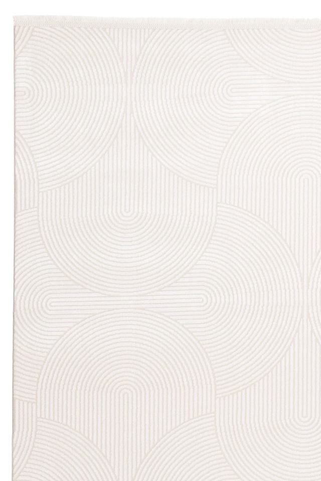 Monza Serisi Krem Renk Akrilik Halı LH-1126K