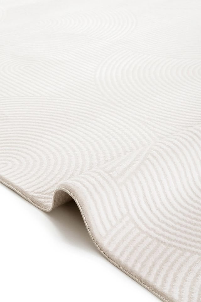 Monza Serisi Krem Renk Akrilik Halı LH-1126K