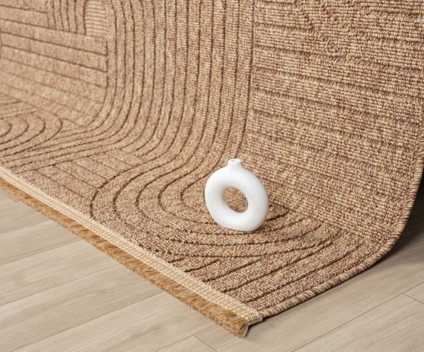 Avina Serisi Koyu Bej Kolay Temizlenebilir Sisal Halı SH-32