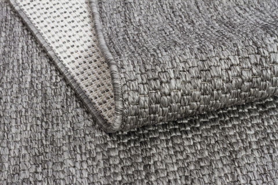 Avina Serisi Gri Kolay Temizlenebilir Sisal Halı TH-8005