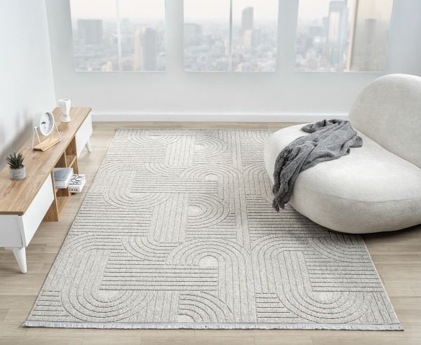 Avina Serisi Gri Kolay Temizlenebilir Sisal Halı SH-33