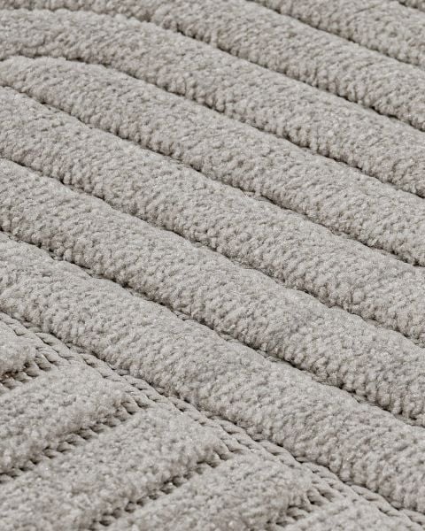 Vals Serisi Gri Renk Modern Halı NX-3014