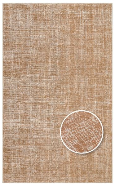 Soul Serisi Yumuşak Dokulu Modern Kiremit Renk Halı EH-2034