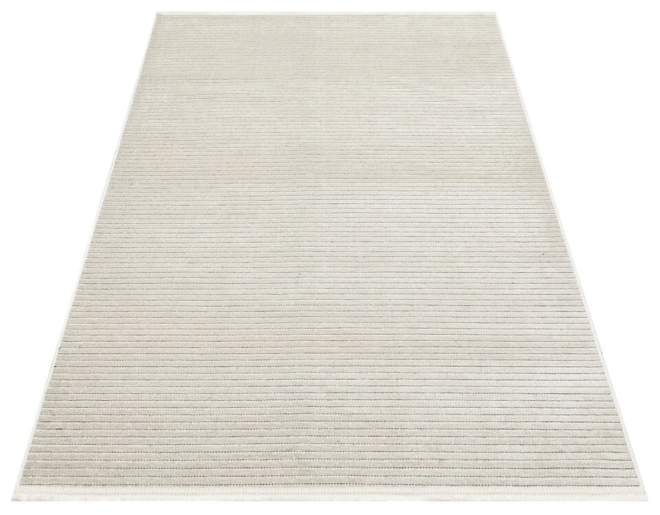 Mercan Serisi Krem Renk Makinede Yıkanabilir Kilim NX-3058