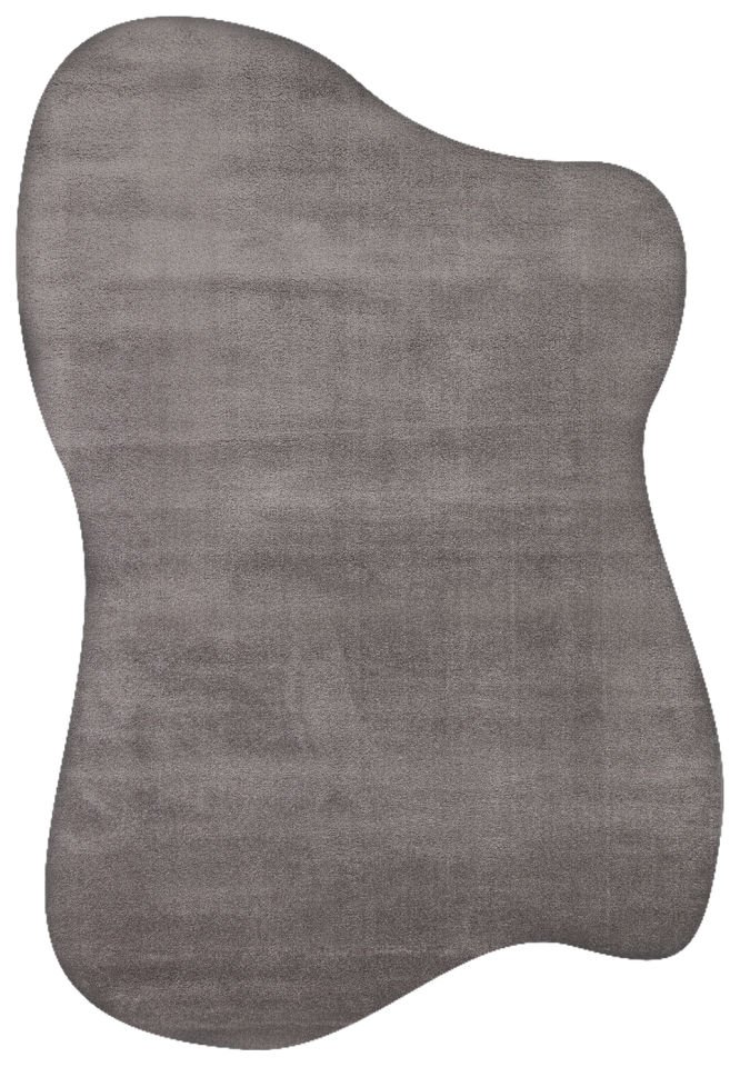 Amorf Serisi Antrasit Renk Yumuşak Shaggy Halı NX-2720