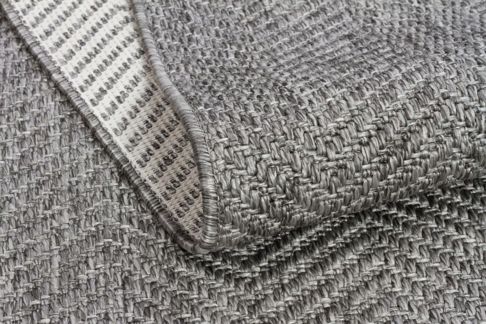 Avina Serisi Gri Kolay Temizlenebilir Sisal Halı TH-8008