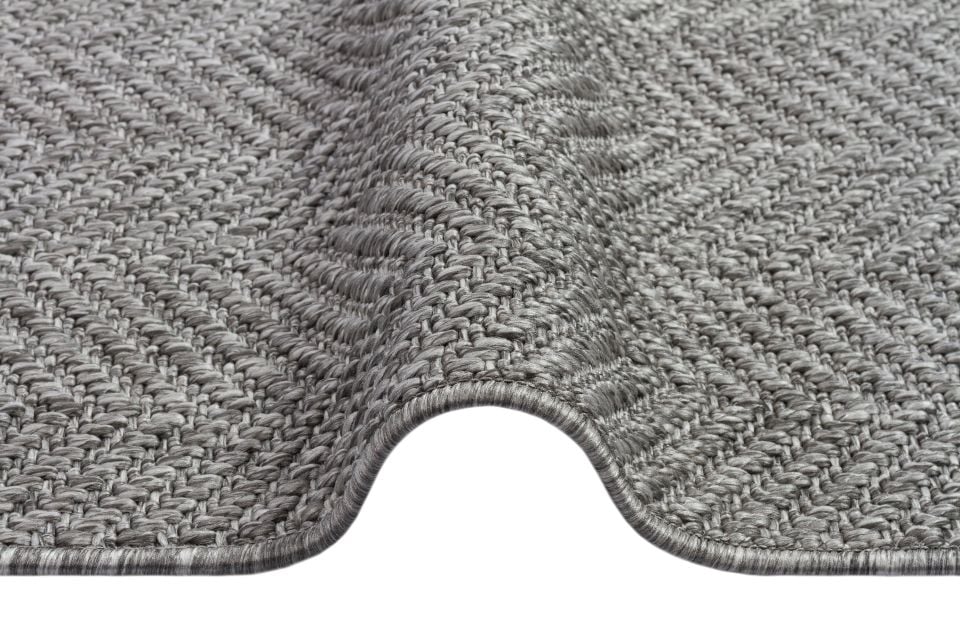 Avina Serisi Gri Kolay Temizlenebilir Sisal Halı TH-8008