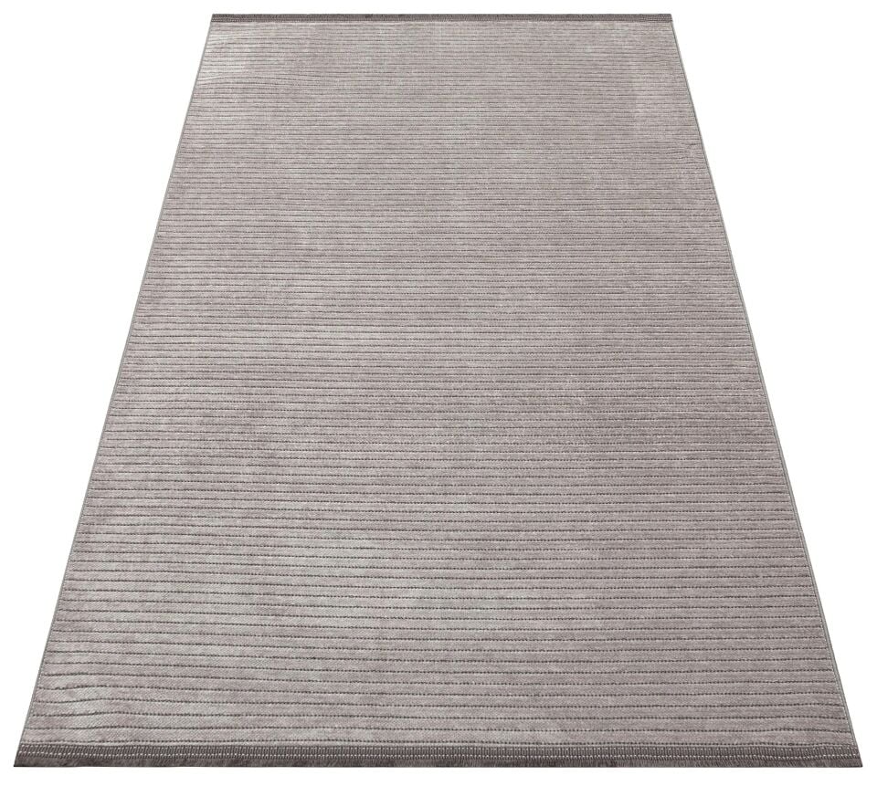 Mercan Serisi Gri Renk Makinede Yıkanabilir Kilim NX-3059