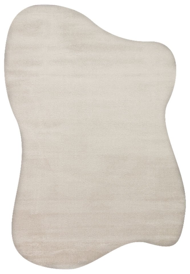 Amorf Serisi Taş Renk Yumuşak Shaggy Halı NX-2722