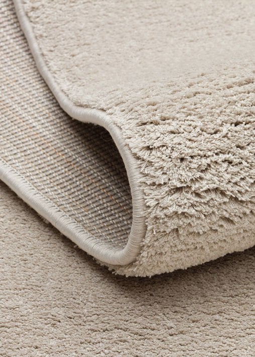 Amorf Serisi Taş Renk Yumuşak Shaggy Halı NX-2722