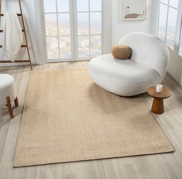 Avina Serisi Bej Kolay Temizlenebilir Sisal Halı SH-36