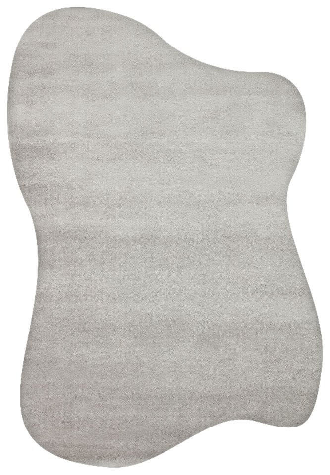 Amorf Serisi Gri Renk Yumuşak Shaggy Halı NX-2723