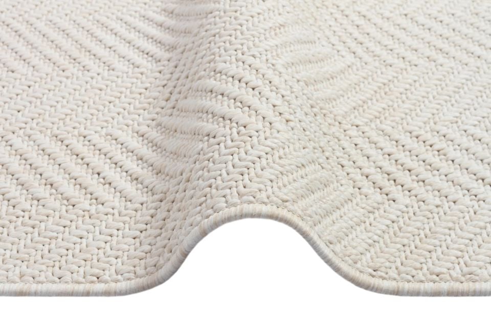 Avina Serisi Krem Kolay Temizlenebilir Sisal Halı TH-8009