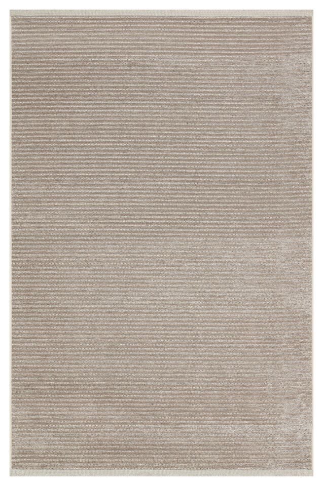 Mercan Serisi Bej Renk Makinede Yıkanabilir Kilim NX-3060