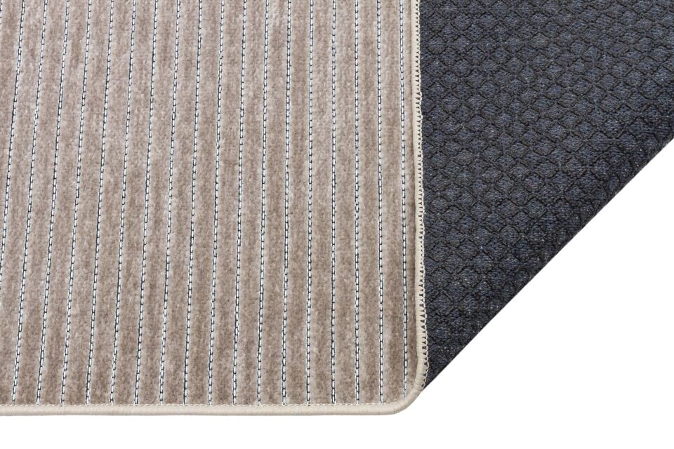 Mercan Serisi Bej Renk Makinede Yıkanabilir Kilim NX-3060