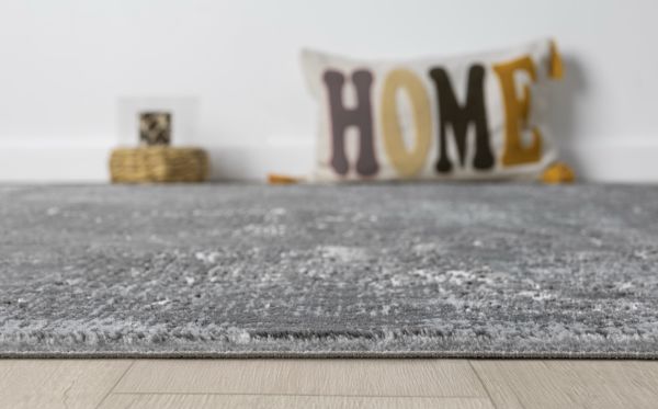 Verona Serisi Antrasit Renk Akrilik Makine Halısı SH-6001A